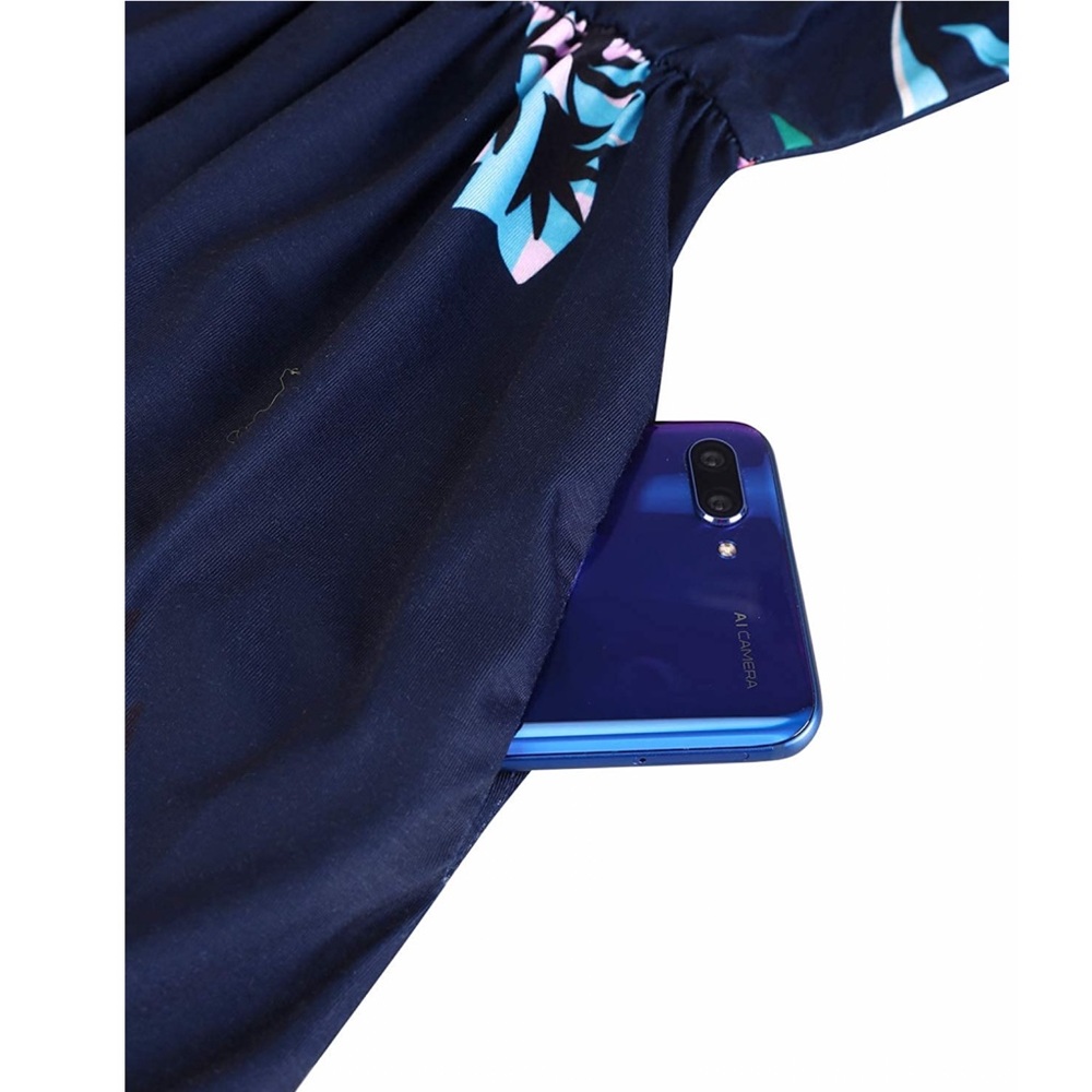 Floral dress w pockets - Picture 3 of 6